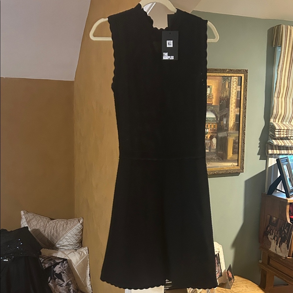 The Kooples Black Textured Dress